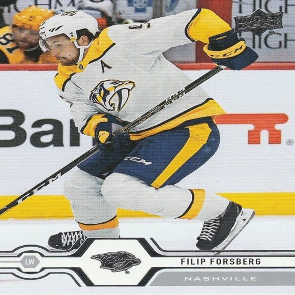 Filip Forsberg Nashville Predators NHL Hockey Card Collection - 4 Card Set - Picture 2 of 5